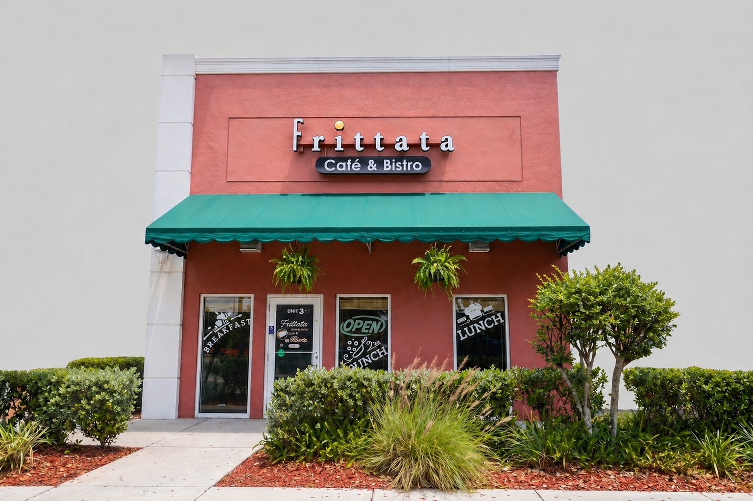 Front of the bistro for sale on SW Port St. Lucie Blvd