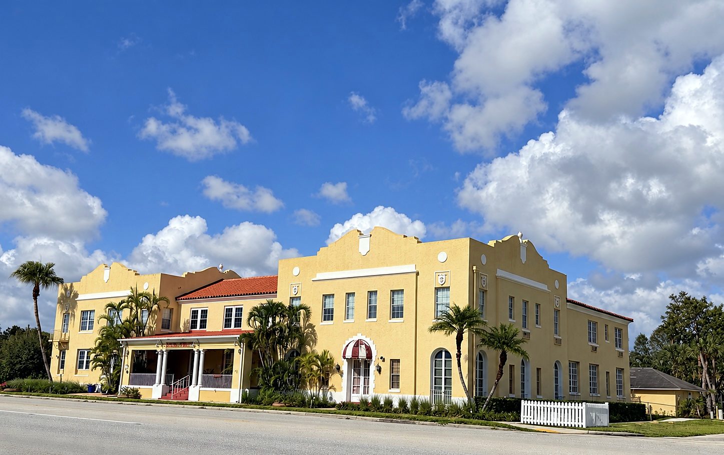 The historic Seminole Inn in Indiantown