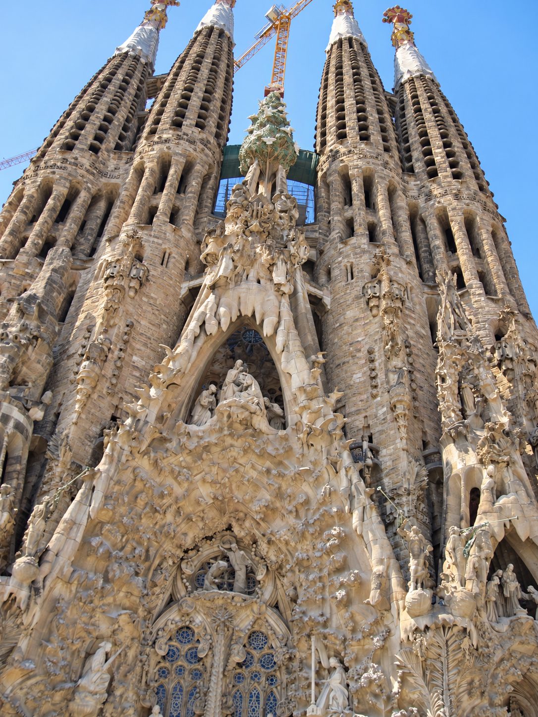 The Nativity facade of the Sagrada Família