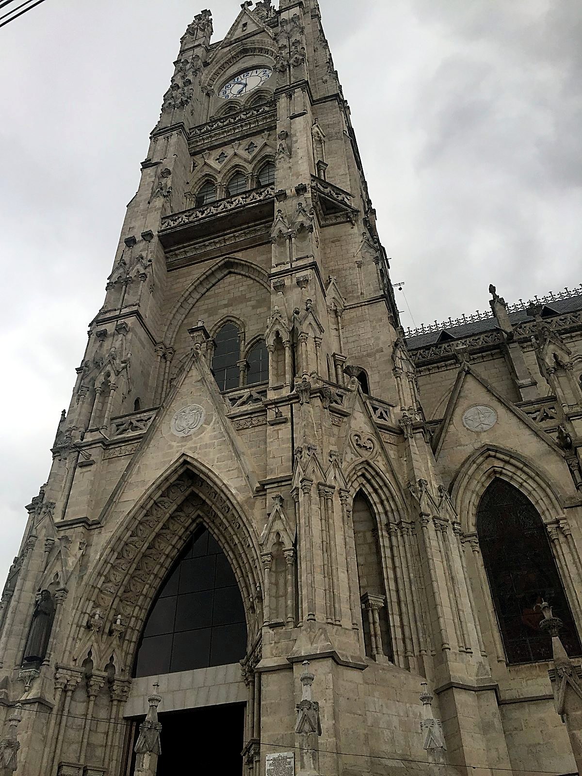 The Basílica del Voto Nacional in Quito