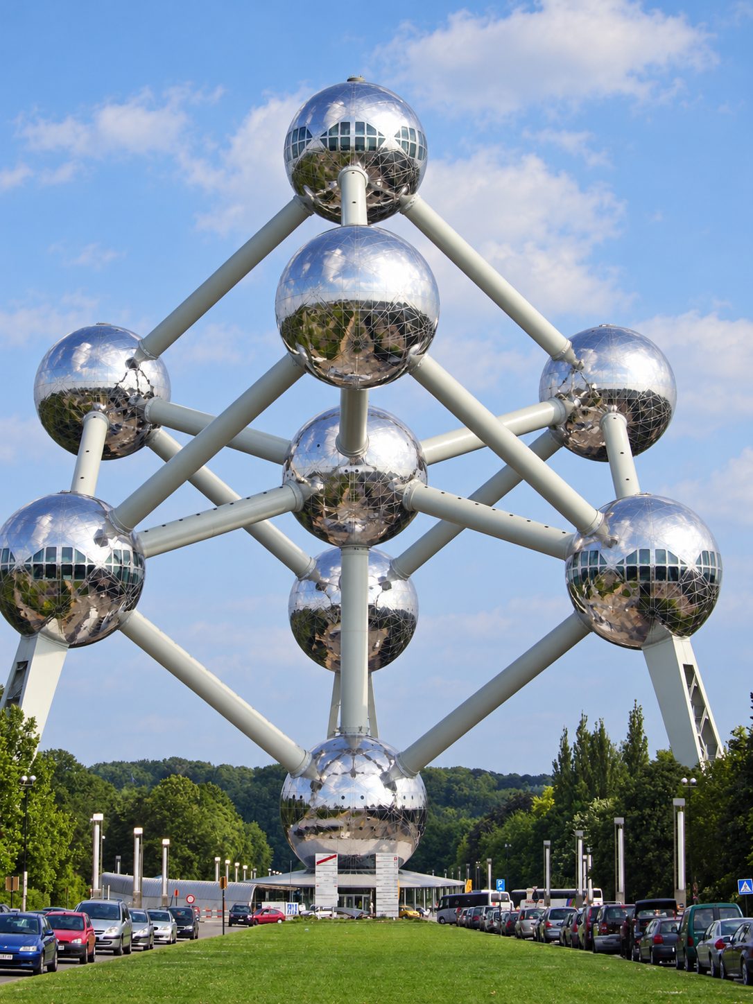 The Atomium in Brussels, Belgium