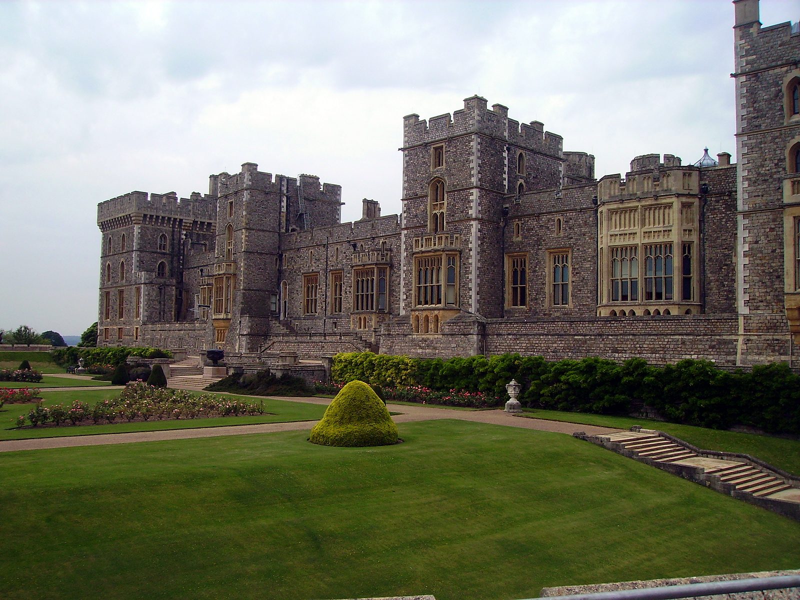 Windsor Castle and its gardens